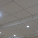 2x2 Olympia Micro Drop Ceiling Tile #4221 in Vertical Suspended Ceiling Drop